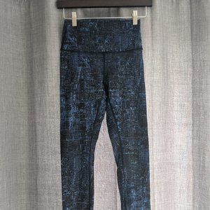 Lululemon leggings with artistic geometric print